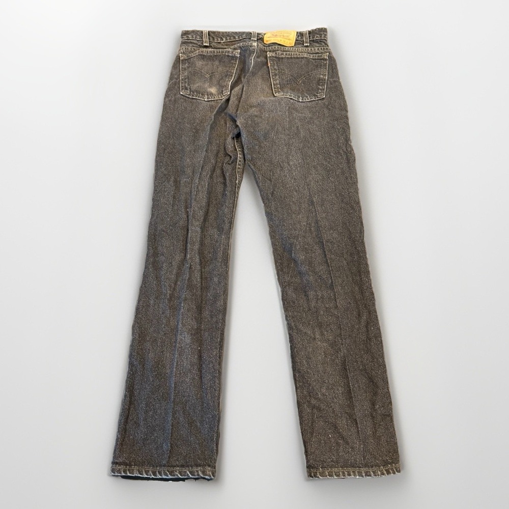 Vintage Levi's 505 Orange Tab Jeans Faded Mens 31x32 Black Denim USA Grunge 90s - Picture 2 of 7